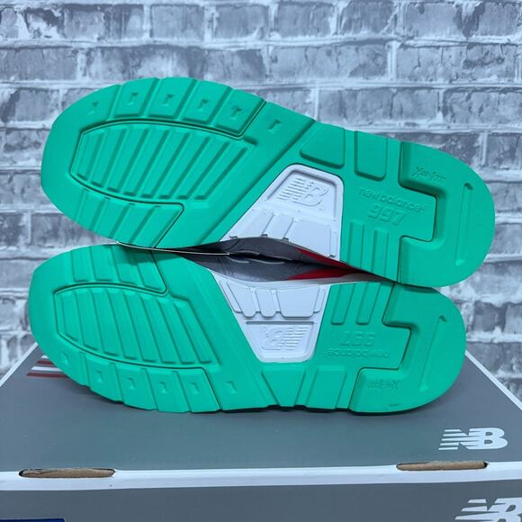 New Balance 997 Baseball Pack Jade Grey White M997CDG Mens Size 5.5 NIB Rare main image 6